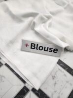 Midnight teal handloom Mul cotton saree - Image 3