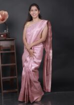 Kanmani (Saree) - Dusty rose