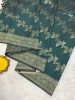 Annapoorani(saree) - Teal green - Image 2