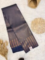 Aurelia (saree) - Navy blue - Image 2