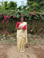 Noorangi (saree)- Beige