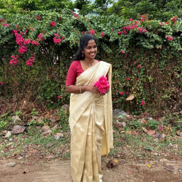 Noorangi (saree)- Beige