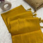 Banarasi soft silk in Sheen green