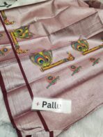 Hand-painted kasav tissue silk - SY009 - Image 3