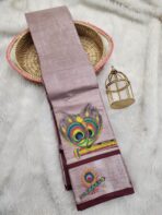 Hand-painted kasav tissue silk - SY009