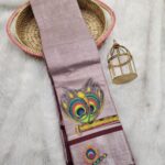 Hand-painted kasav tissue silk - SY009