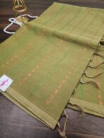 Pure Handloom cotton saree - SY110 - Image 2
