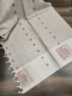 Pure Handloom cotton saree - SY101 - Image 4