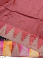 Ikkat in Raw silk - Black - Image 3