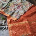 Semi Tussar silk - 008