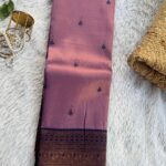 The Radiant Tapestry in Lavender & Navy with Meena motifs