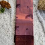 The Radiant Tapestry in Lavender & Magenta with floral motifs