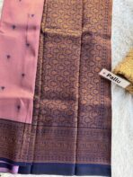 The Radiant Tapestry in Lavender & Navy with Meena motifs - Image 2