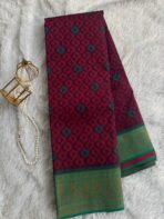 Ikkat woven soft semi silk - SY001