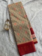 Ikkat woven soft semi silk - SY004