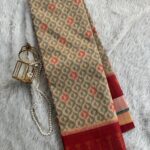 Ikkat woven soft semi silk - SY004