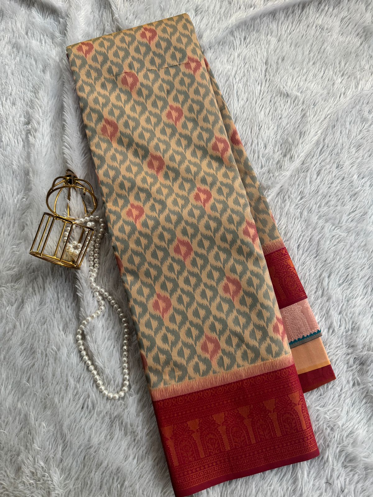 IMG-20241018-WA0026-1.jpg Ikkat woven soft semi silk - SY004 - Image 1