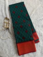 Ikkat woven soft semi silk - SY003