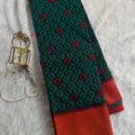 Ikkat woven soft semi silk - SY003