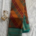 Ikkat woven soft semi silk - SY100