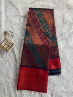 Ikkat woven soft semi silk - SY101