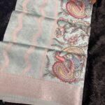 Kundavai (Saree) - Aqua blue