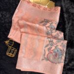 Kundavai (Saree) - Sweet peach