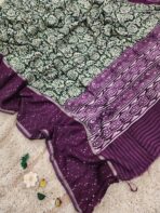 Handwoven Mulberry silk saree - SY004 - Image 2