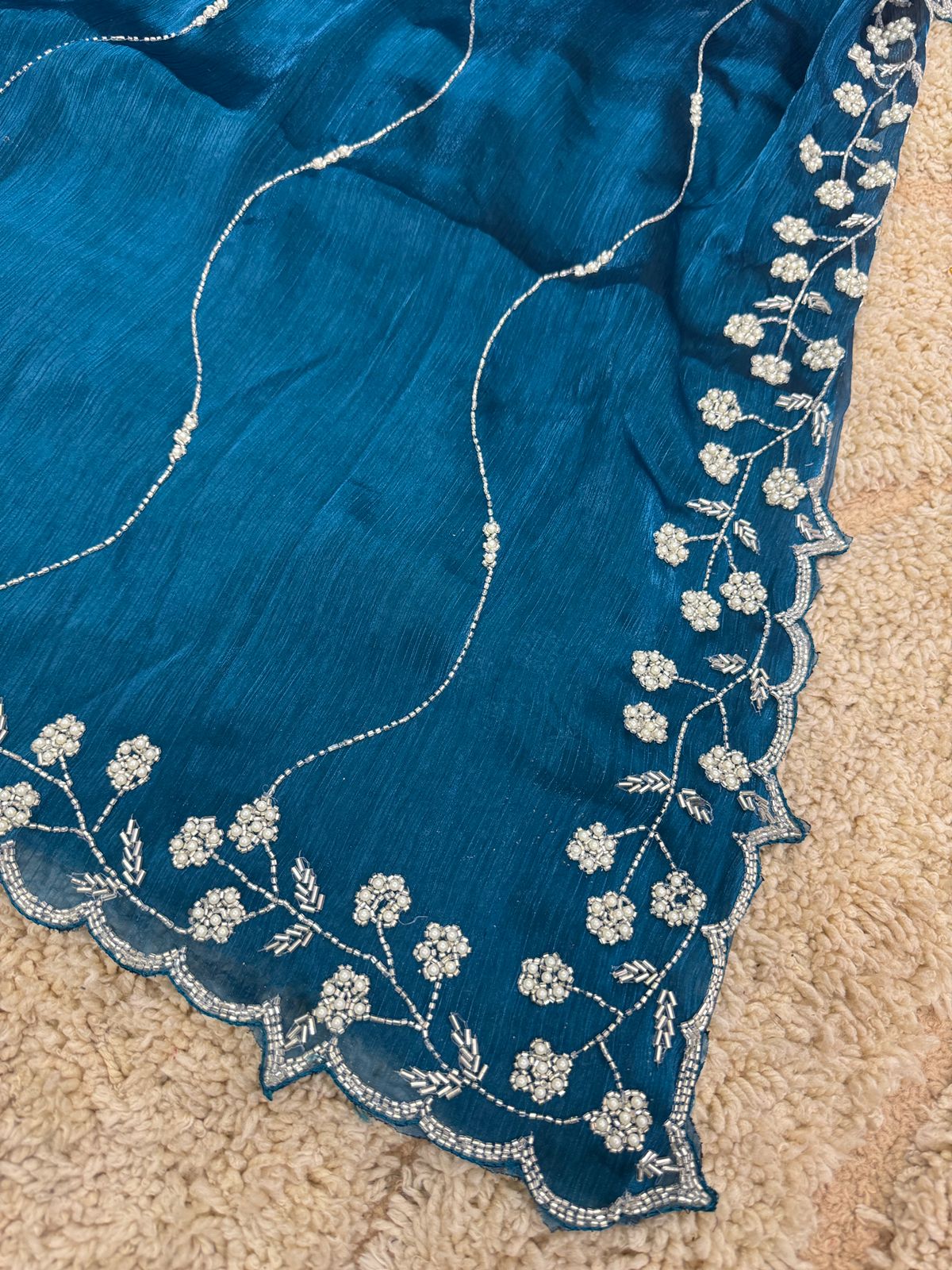 IMG-20241203-WA0000-1.jpg Azure blossom (Saree) - Image 1