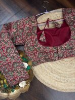 Sirpi (Blouse) - Maroon - Image 2