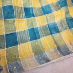 Pure handloom linen silk saree - Image 4