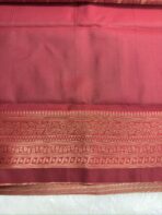 Kalyani (Saree) - Glossy maroon - Image 4