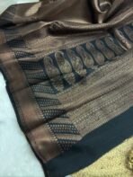 Kalyani (Saree) - Rich black - Image 3