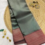 The Radiant Tapestry - Forest green & Brick red