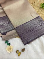 The Radiant Tapestry - Silver tan and Purple - Image 2