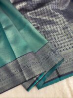 The Radiant Tapestry - Rama green & Navy - Image 3