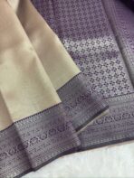 The Radiant Tapestry - Silver tan and Purple - Image 4