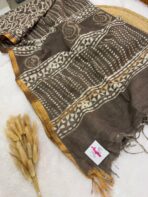 Organic Linen cotton (saree) - SY001 - Image 3