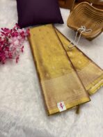 Kancheevaram Soft tissue silk - Royal gold