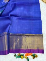 Pochampalli Soft silk - Ivory pink - Image 3