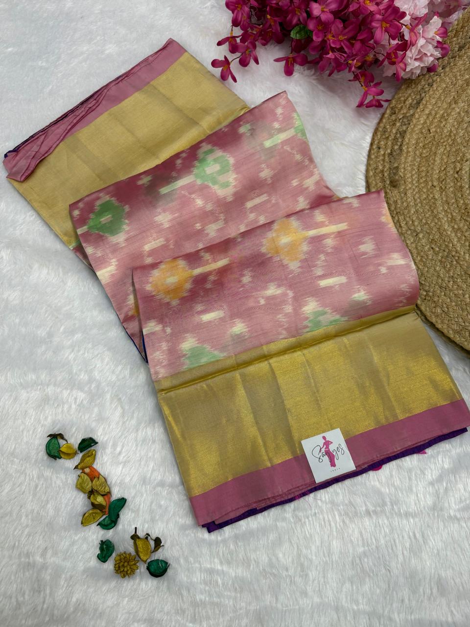 IMG-20250305-WA0024-1.jpg Pochampalli Soft silk - Ivory pink - Image 1