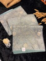 Noorjah (saree) in Ice blue