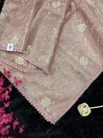 Noorjah (saree) in Baby pink - Image 3