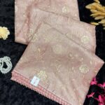 Noorjah (saree) in Baby pink