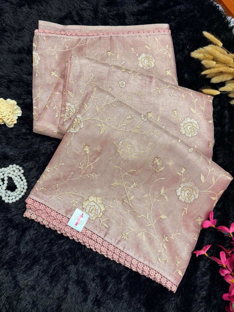 IMG-20250326-WA0021-1.jpg Noorjah (saree) in Baby pink - Image 1