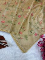 Noorjah (saree) in Gold - Image 3