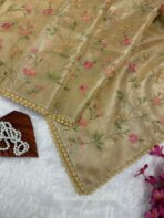 Noorjah (saree) in Gold - Image 2