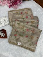 Noorjah (saree) in Ivory