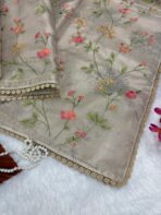 Noorjah (saree) in Ivory - Image 3