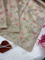 Noorjah (saree) in Ivory - Image 2